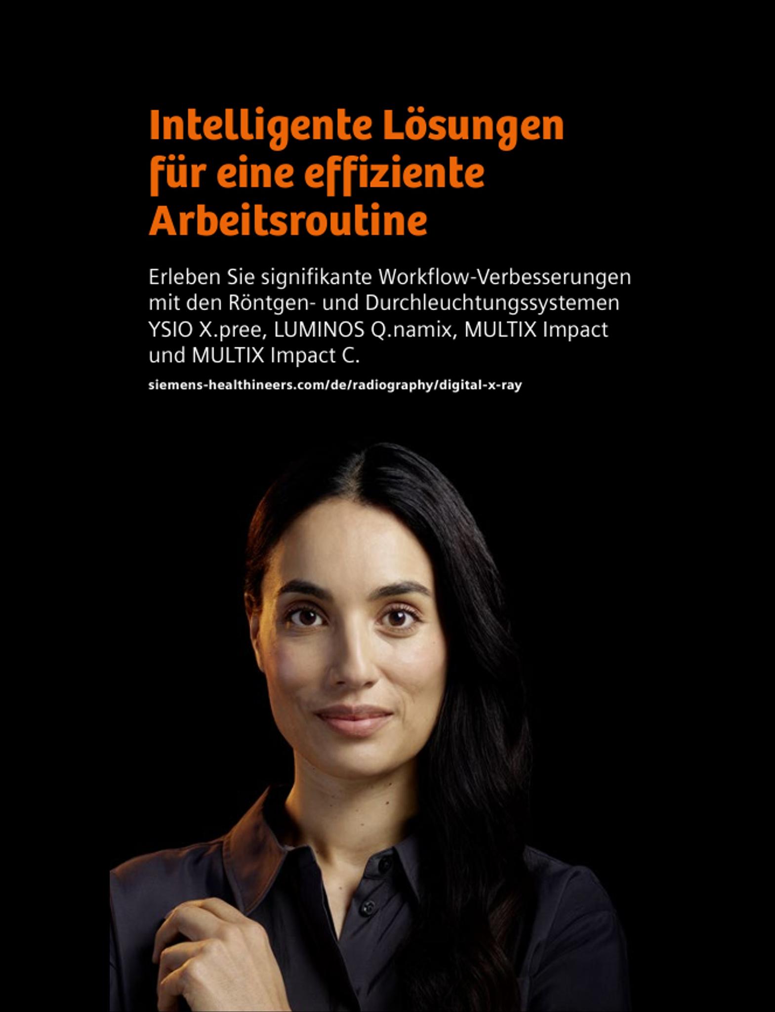 Cover vom Flyer „Intelligente Lösungen für eine effiziente Arbeitsroutine“