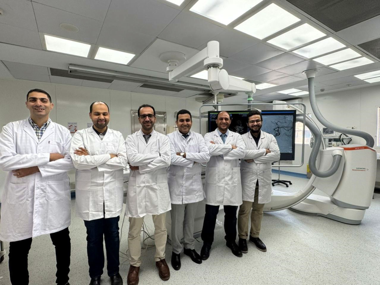 Neuro and stroke team at Ain Sams University Hospital