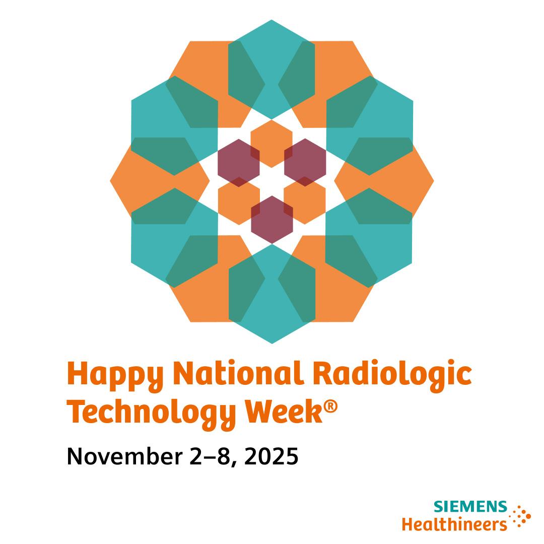 National Radiologic Technology Week kaleidoscope graphic with title and dates November 2-8