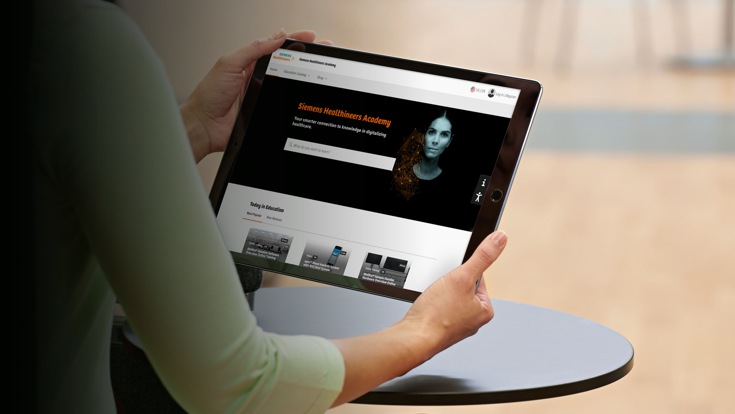 Siemens healthineers academy banner