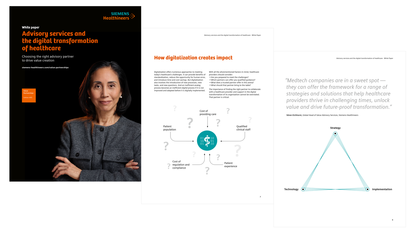 Showcase of the White paper on Value Advisory Services and Transformation