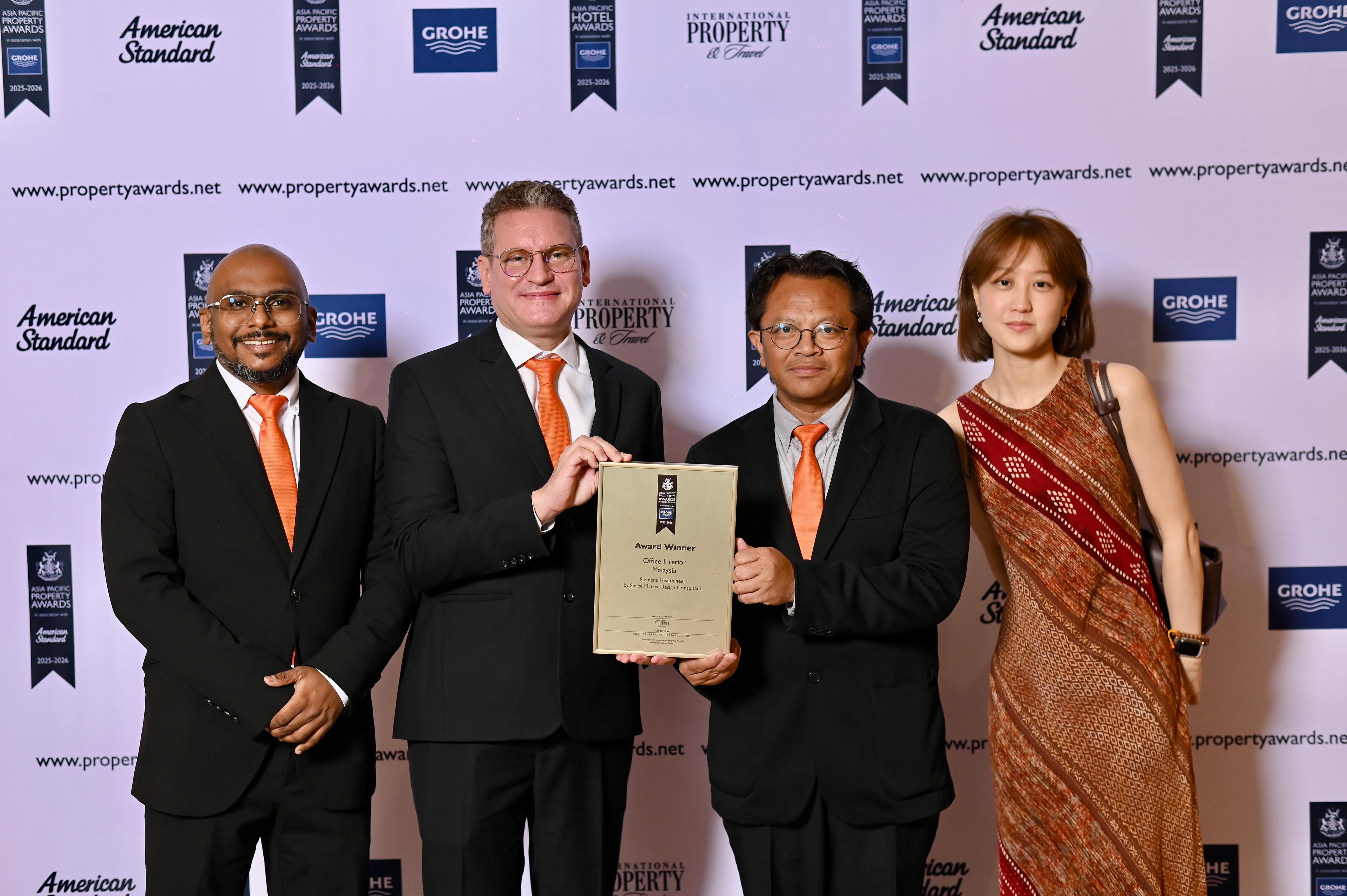 Siemens Healthineers Malaysia Wins Best Office Interior (Malaysia