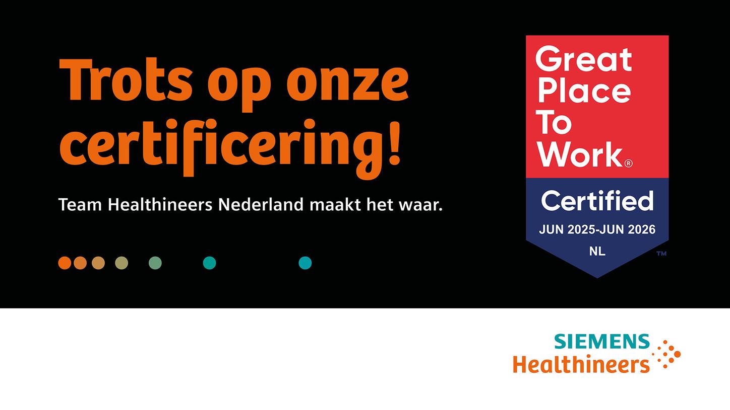 Siemens Healthineers Nederland B.V. is een Great Place To Work