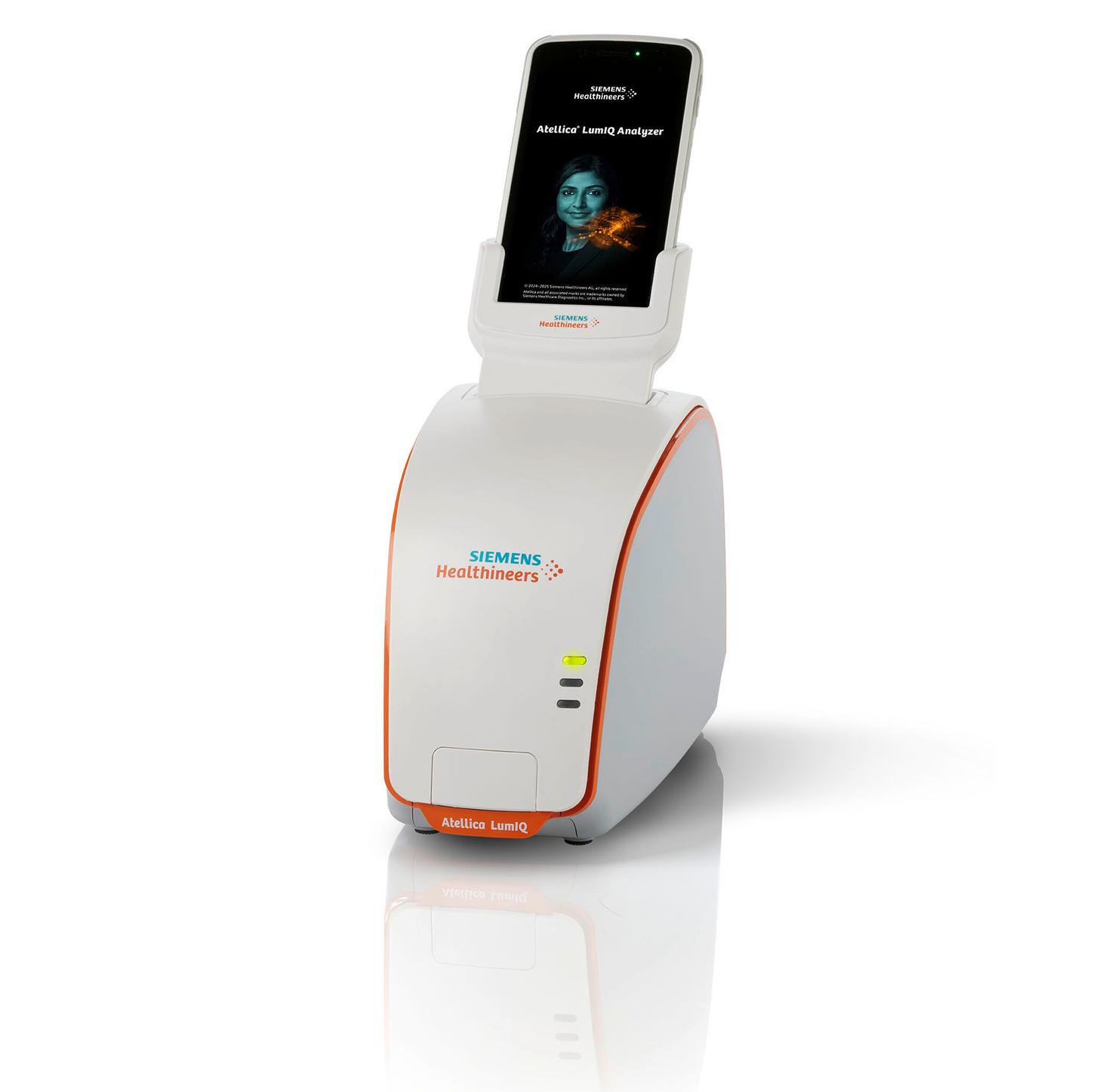The Atellica LumIQ Analyser from Siemens Healthineers combines advanced urinalysis and hCG pregnancy testing in a compact, digital platform designed for accuracy, efficiency, and streamlined point-of-care workflows.