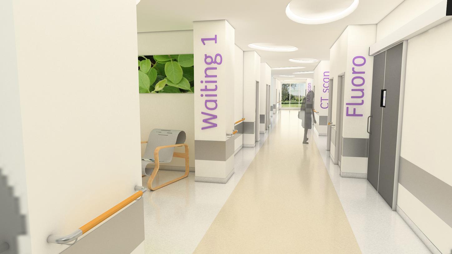 Krankenhaus-Design - Flur