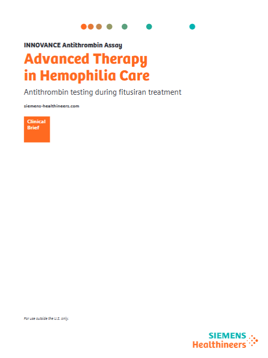 INNOVANCE Antithrombin Fitusiran Clinical Brief