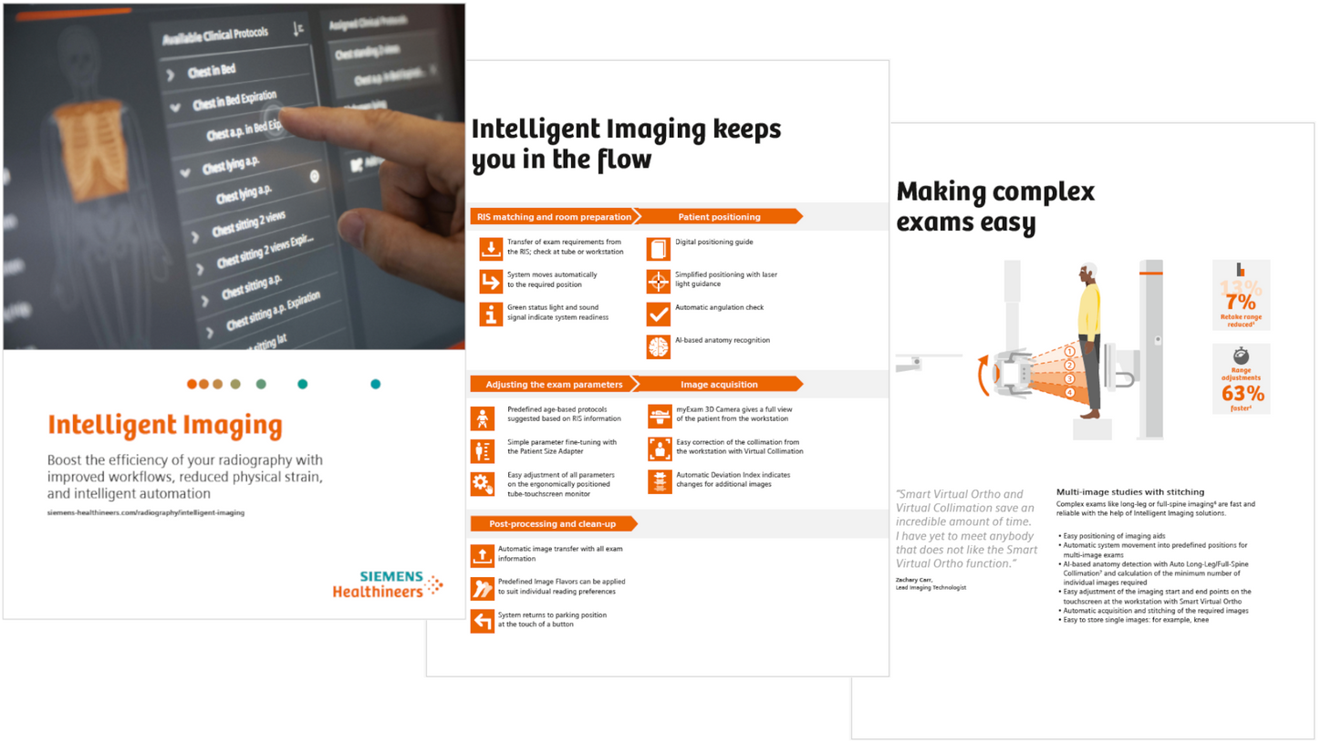 Article cover: Tackle everyday radiography challenges with Intelligent Imaging