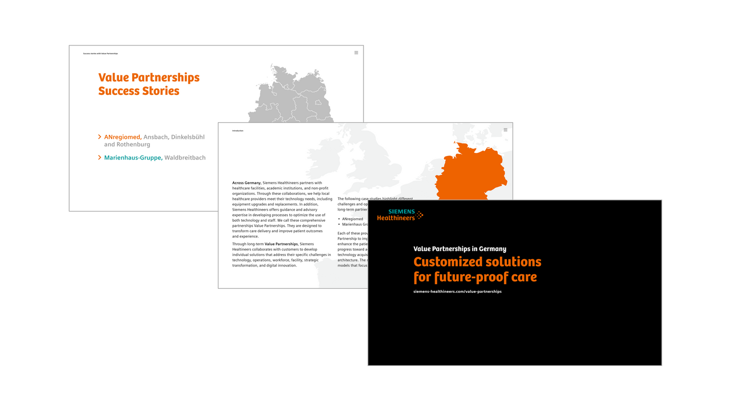 Siemens Healthineers Value Partnerships in Germany Header