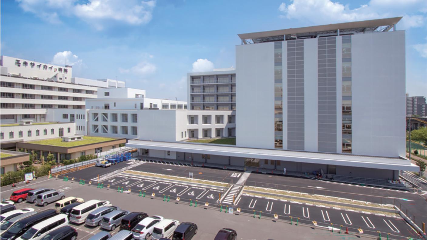 Atellica Solution導入事例名古屋掖済会病院外観
