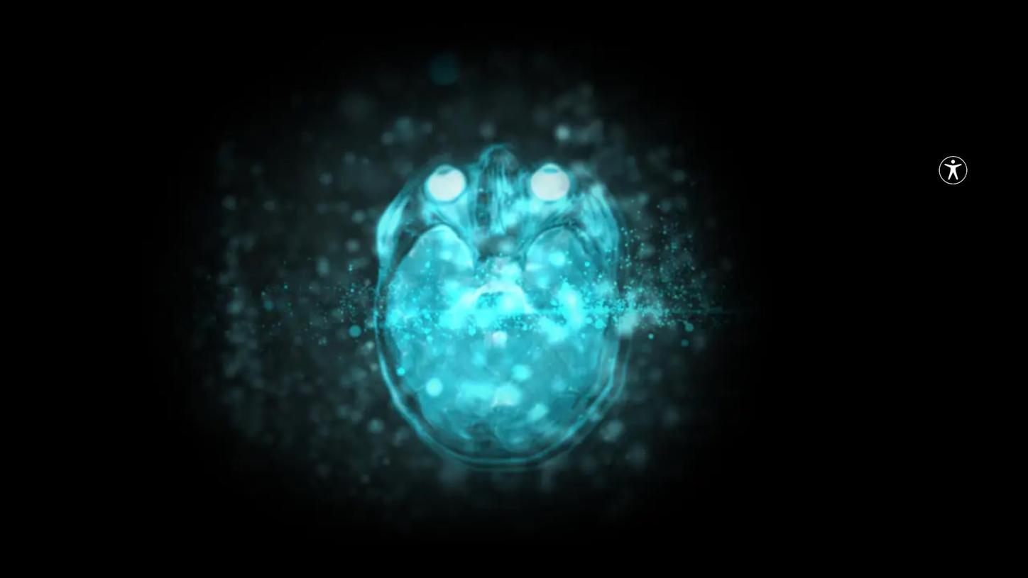 Digitally stylized scan of a head