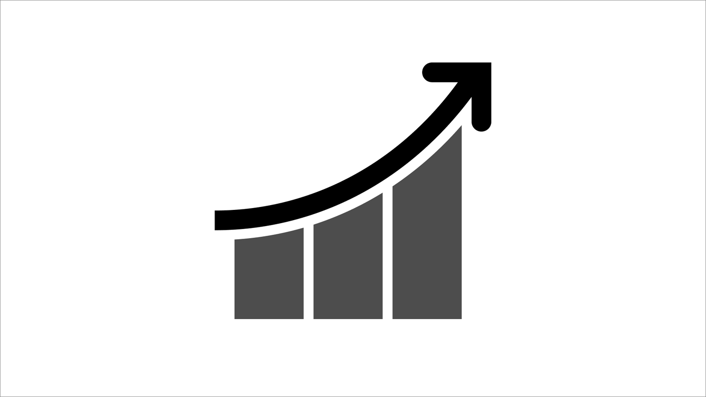 Diagram icon showing upward growth