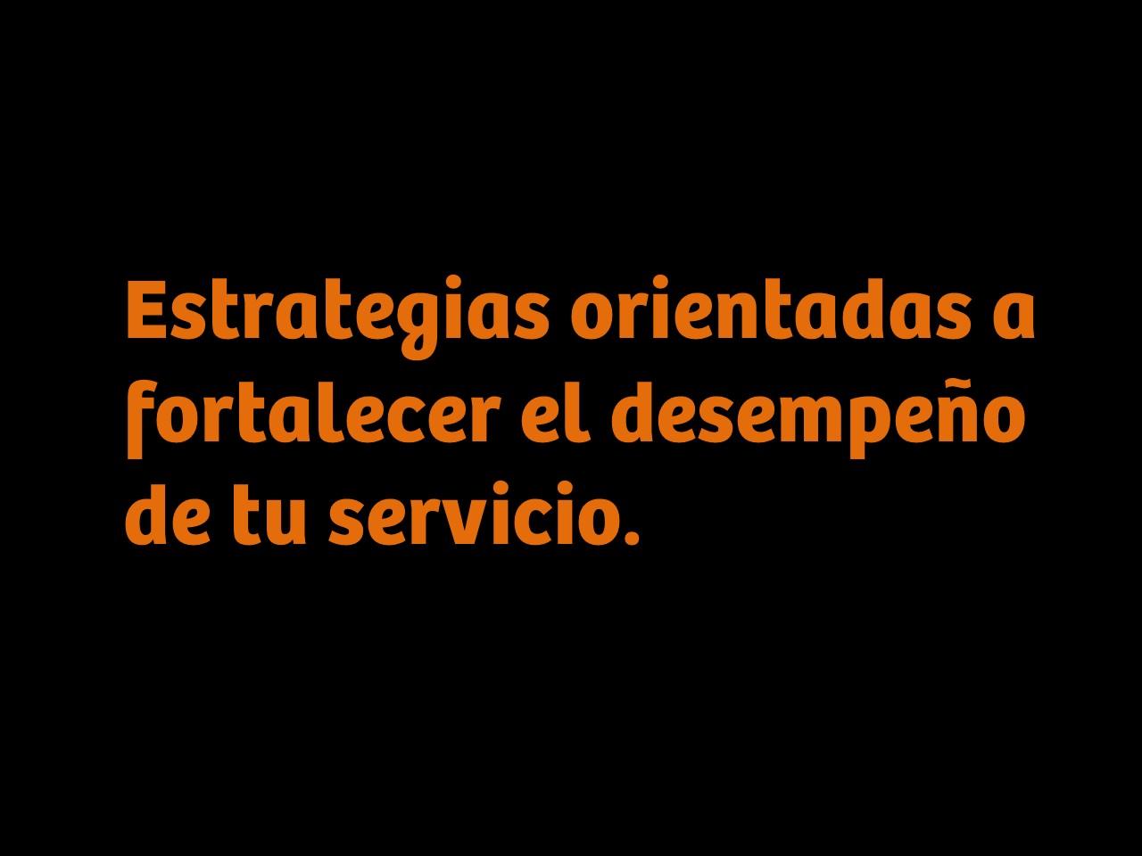 estrategias