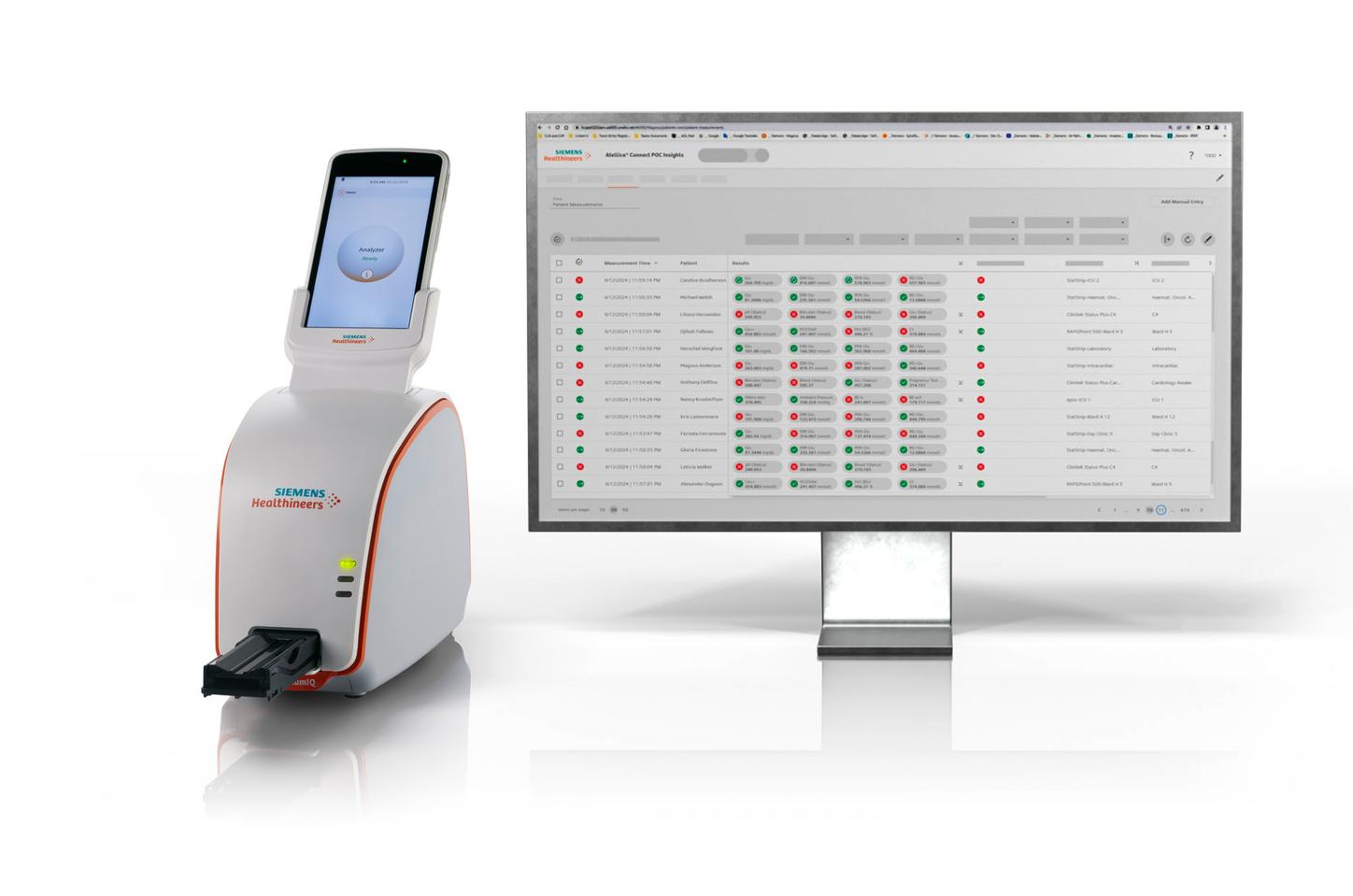 Atellica LumIQ Analyzer with Atellica Connect POC Insights