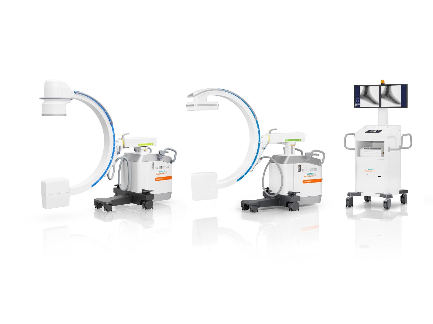 Cios Select is a mobile C-arm machine for surgery.