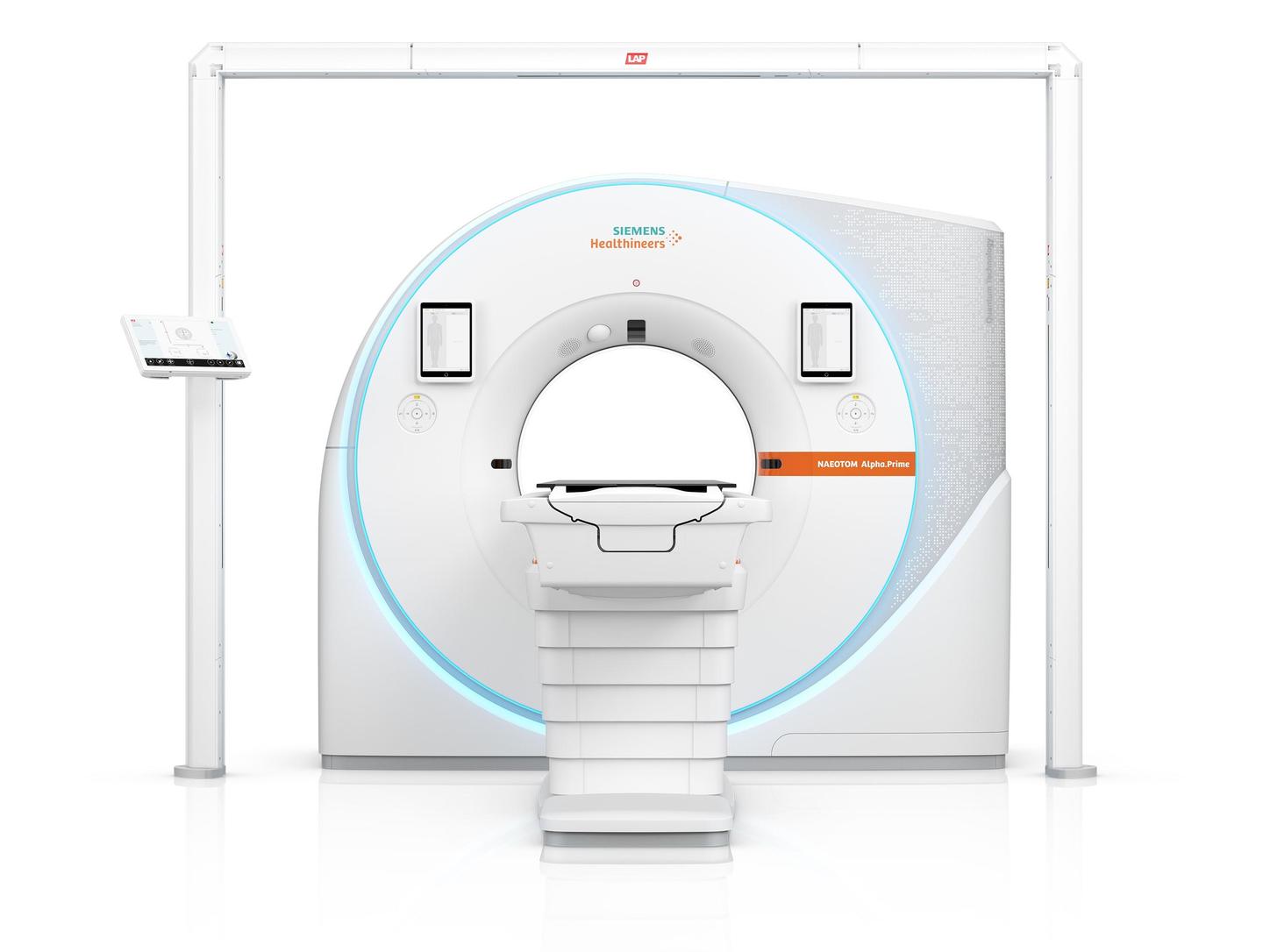 The NAEOTOM Alpha.Prime from Siemens Healthineers - pioneering photon-counting CT technology for precision in radiation therapy planning.