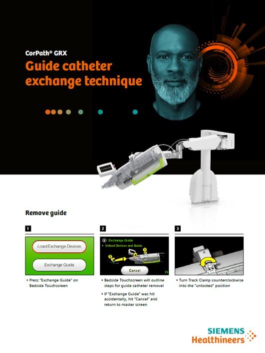 Corindus CorPath GRX Guide Catheter Exchange Technique