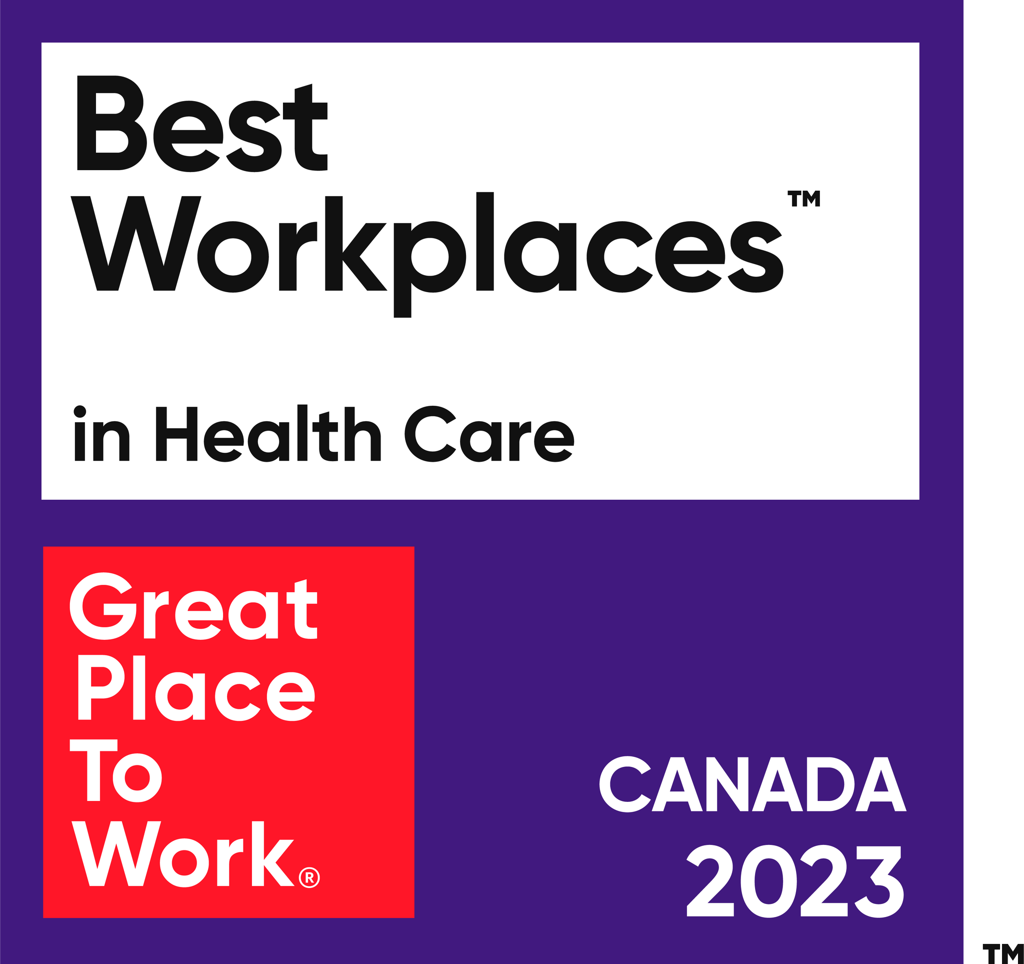 BEST HEALTHCARE COMPANIES TO WORK FOR 2023 visual data 2