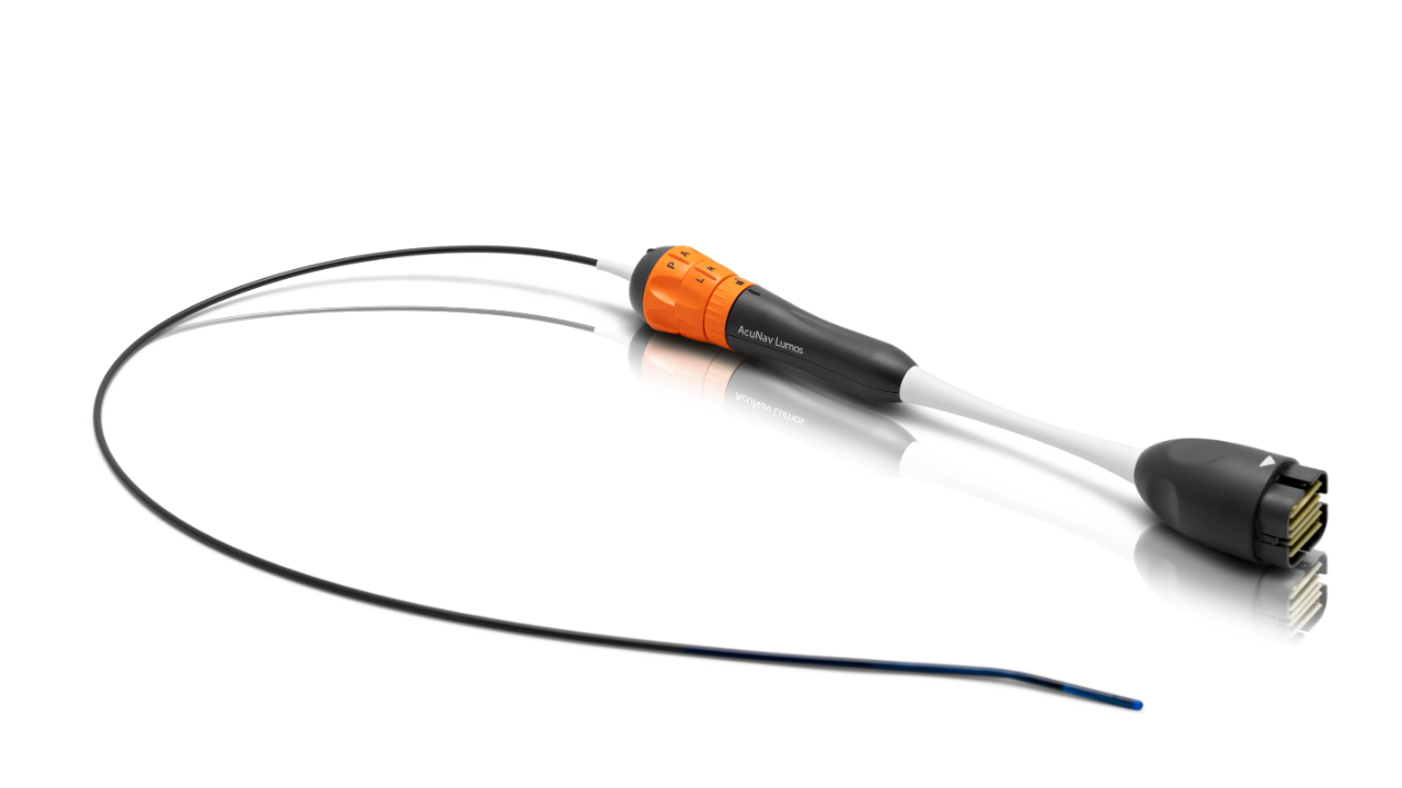 AcuNav Lumos intracardiac cardiography ultrasound catheter