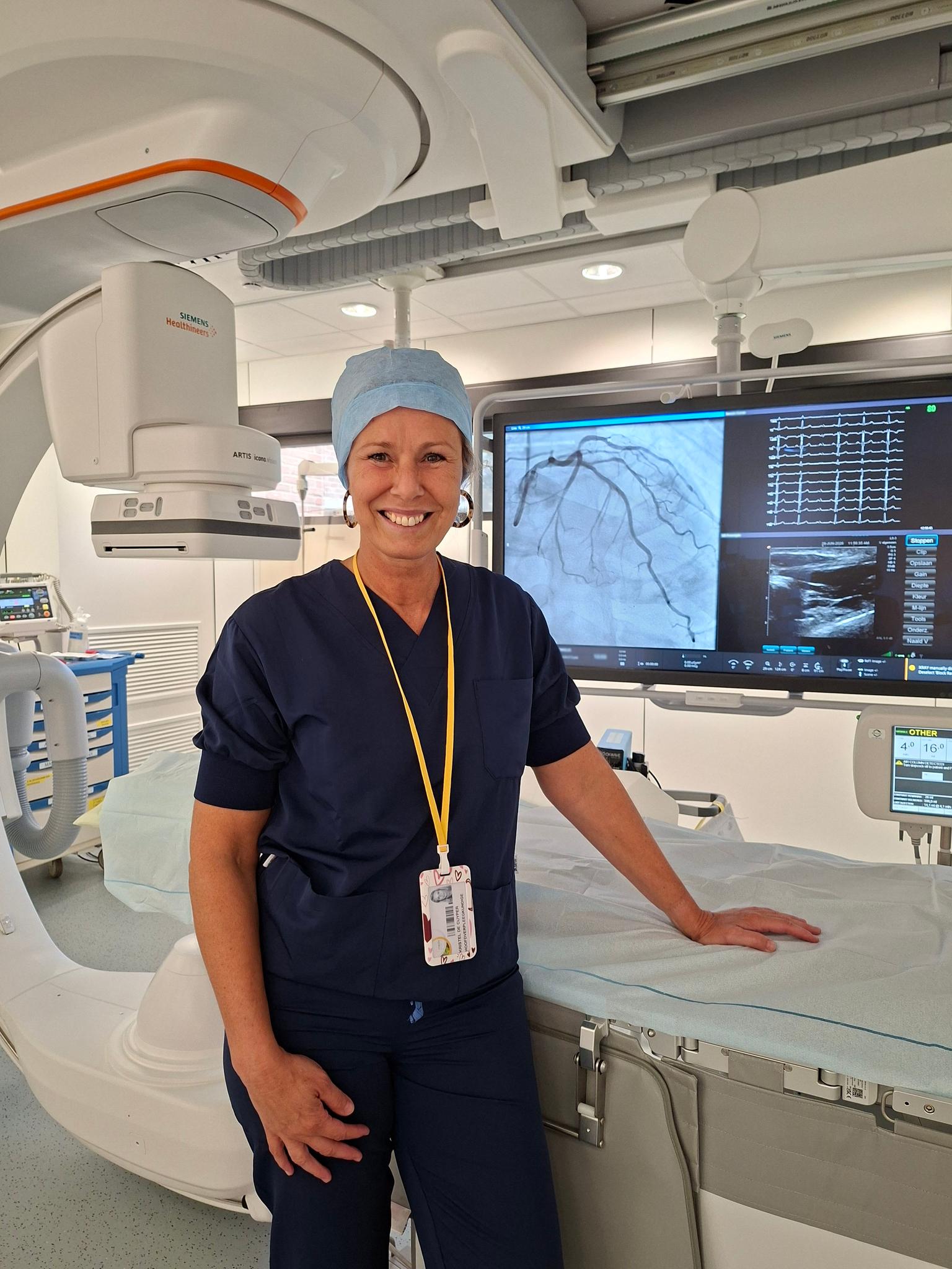 Kristel De Cuyper, infirmière en chef du cathlab