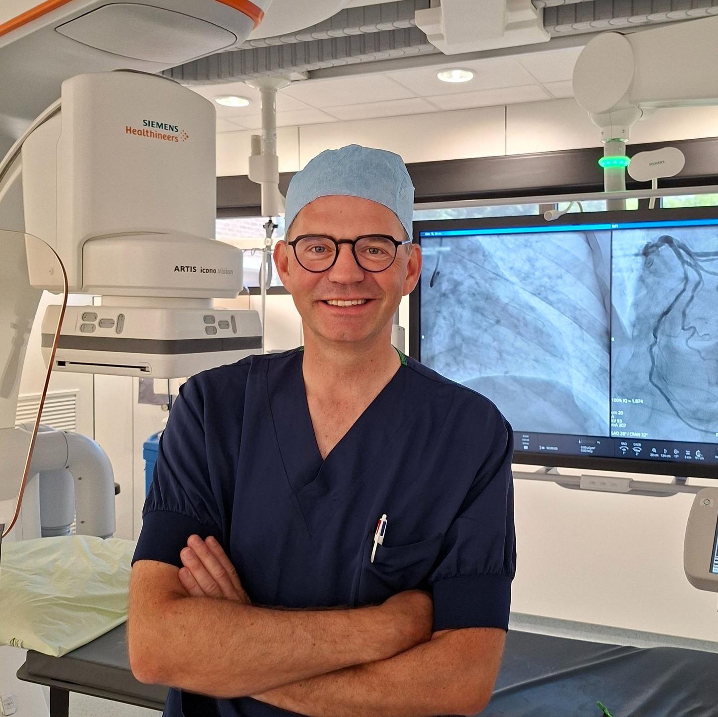 Dr Willem Dewilde, cardiologue interventionnel à l’Imeldaziekenhuis